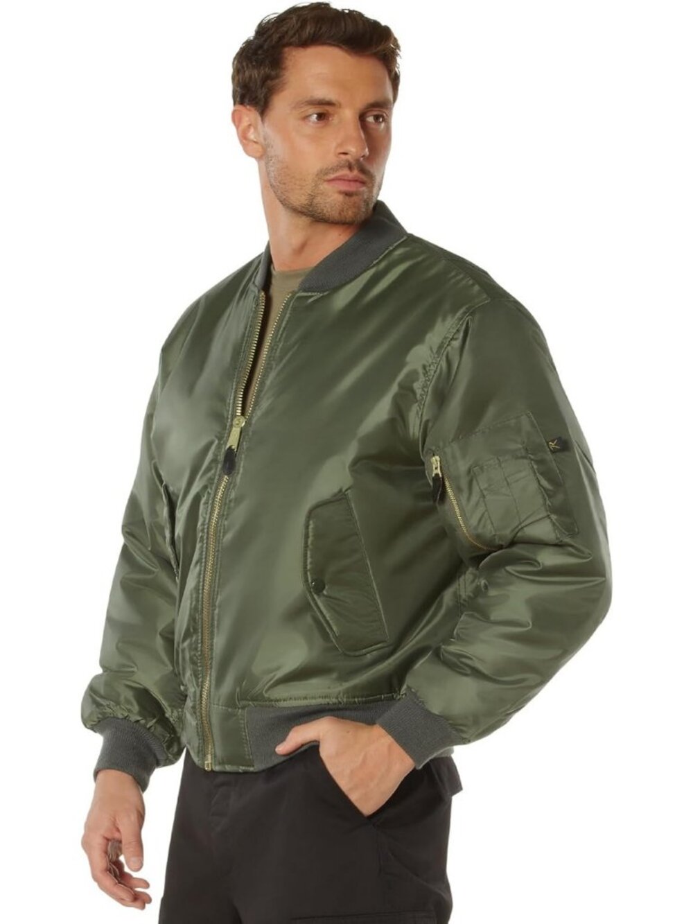 Stylish MA-1 Bomber Flight Jacket | Lightweight, Versatile, Perfect for Fall